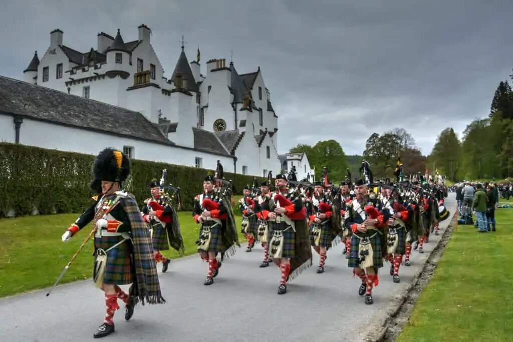 The Atholl Highlanders.