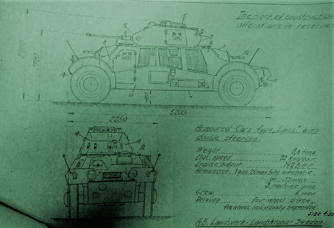 Танк Strv m/42 и другая бронетехника шведского производства.