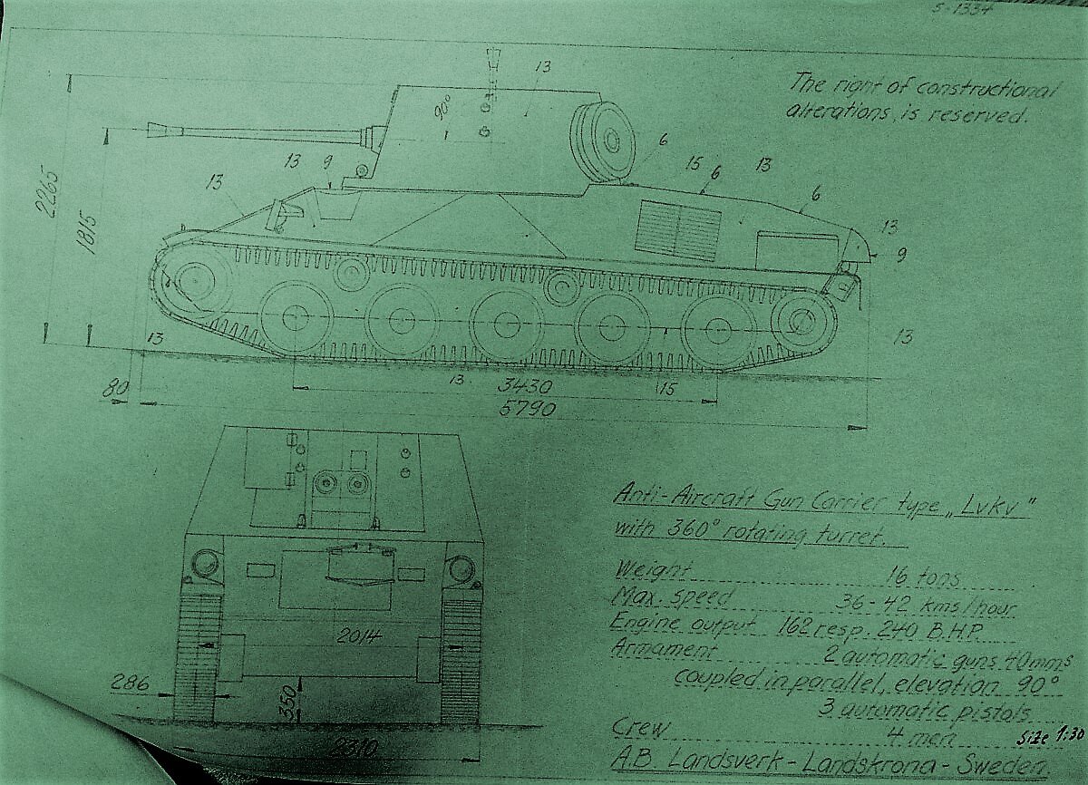 Танк Strv m/42 и другая бронетехника шведского производства.