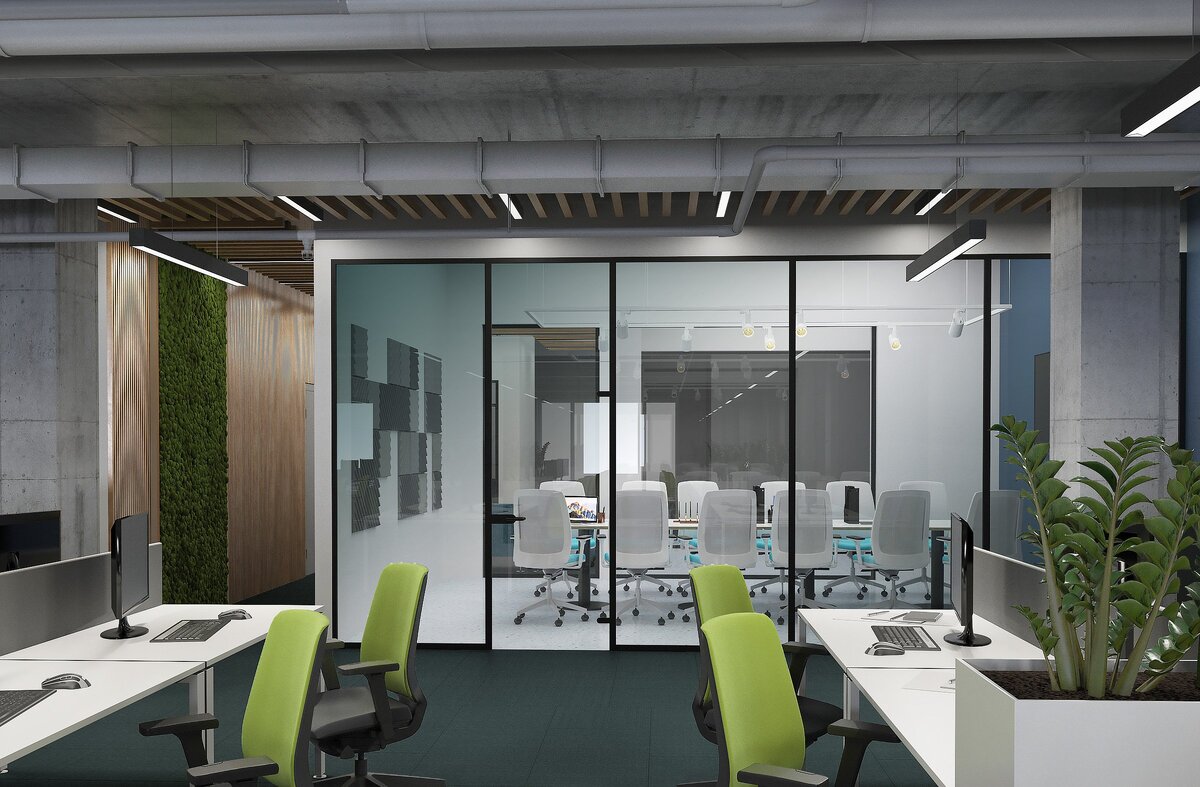 Направления и тренды в отделке офисов