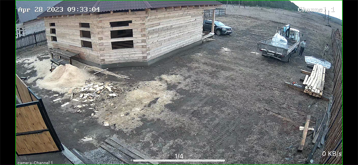 Разгружаем песок