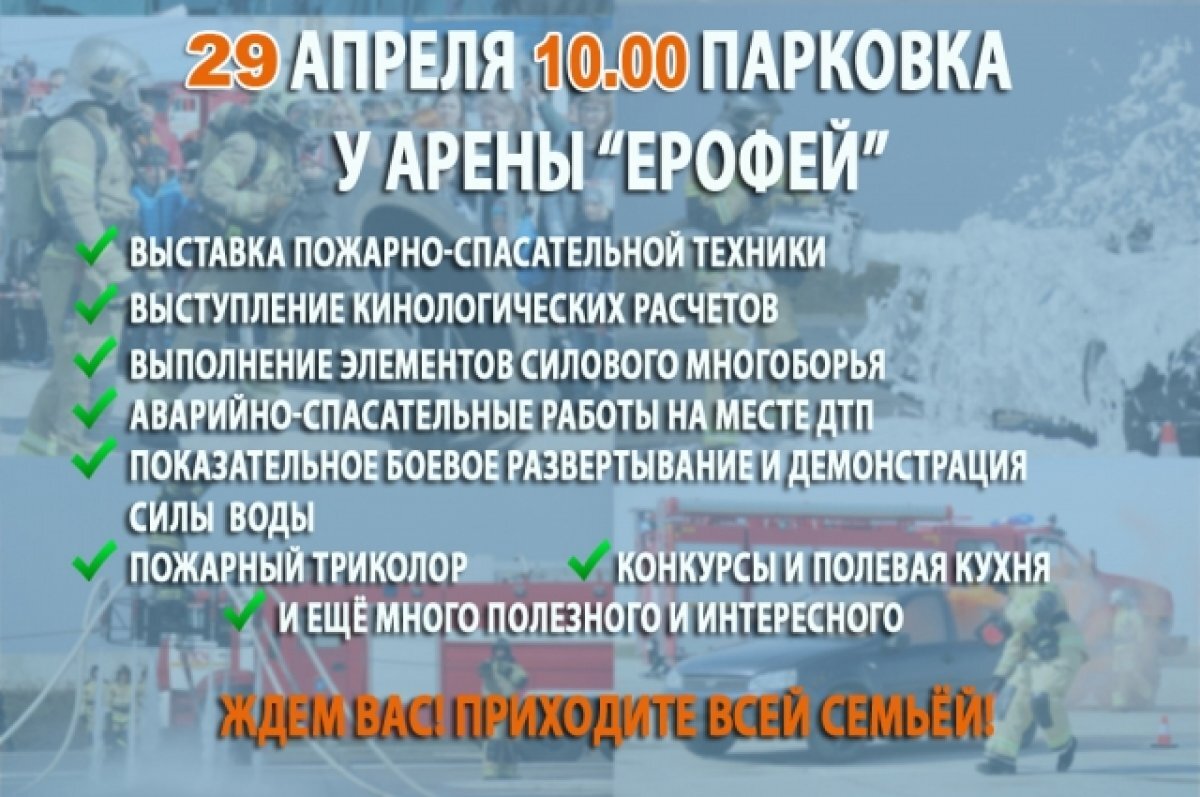    День Безопасности в Хабаровске пройдет 29 апреля