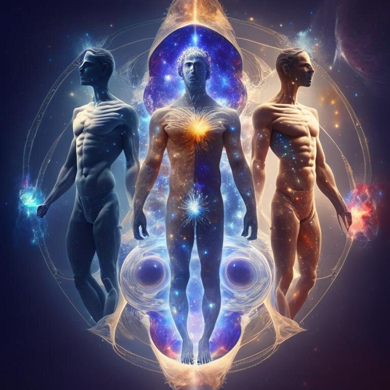 Три тела человека. 