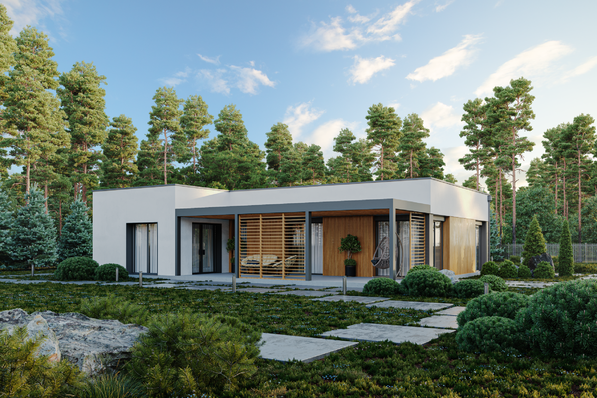 Вид в на террасу