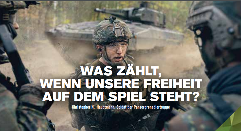 Что имеет значение, когда нам надо снова показать свою мощь? Агитация немецкой армии. Источник: Яндекс.Картинки