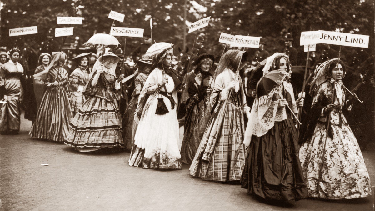    Митинг суфражисток, Лондон, 1911г.