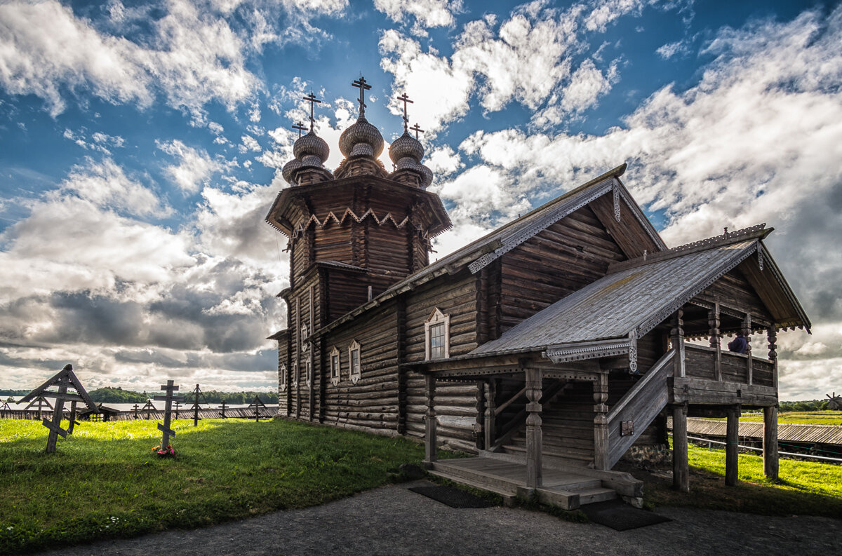 Деревянная Церковь в Карелии