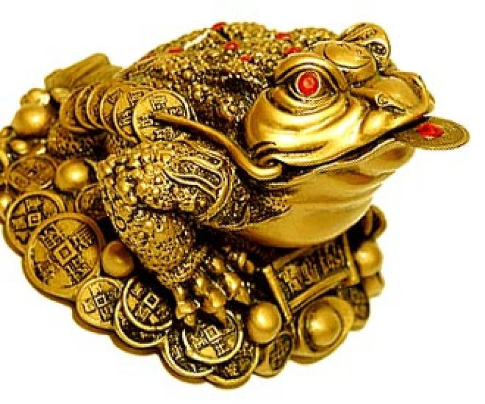 Золотая лягушка(денежная китайская жаба)