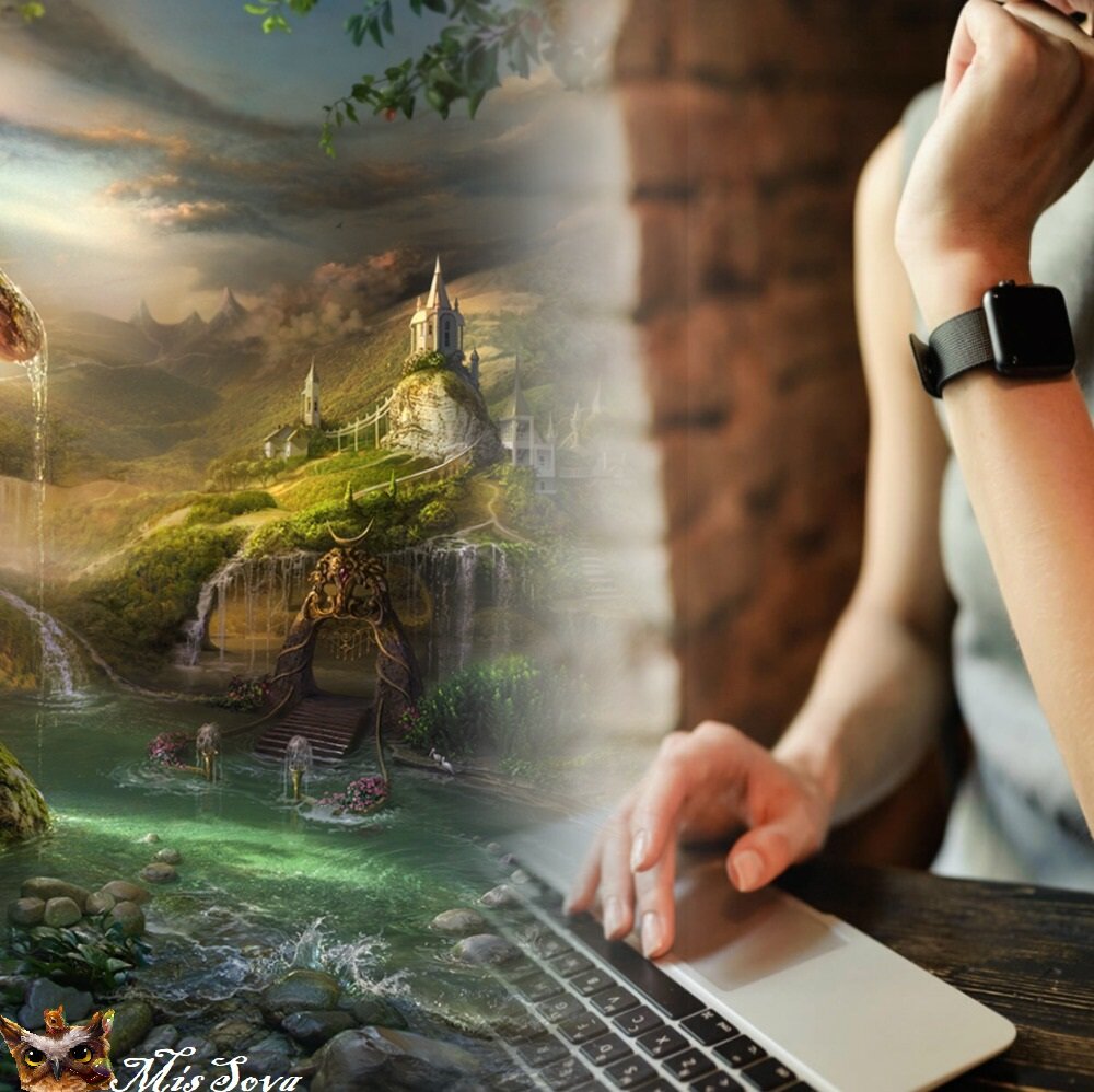 Писатель - не только автор, но и менеджер своей книги. Коллаж автора