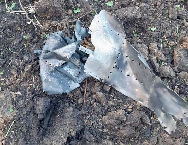    Осколок снаряда. Фото: телеграм-канал «Настоящий Гладков»