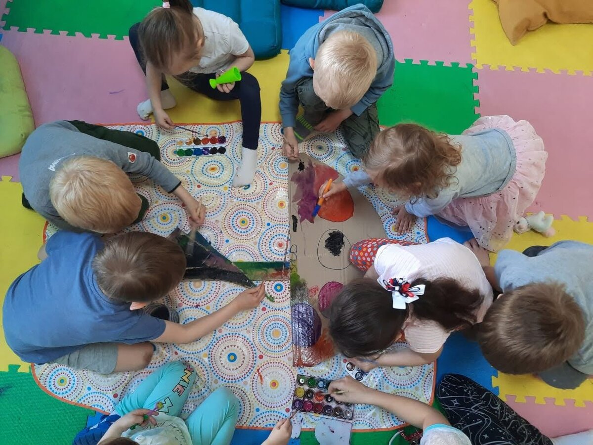 Арт-терапия в летнем клубе 2022 на Полярной