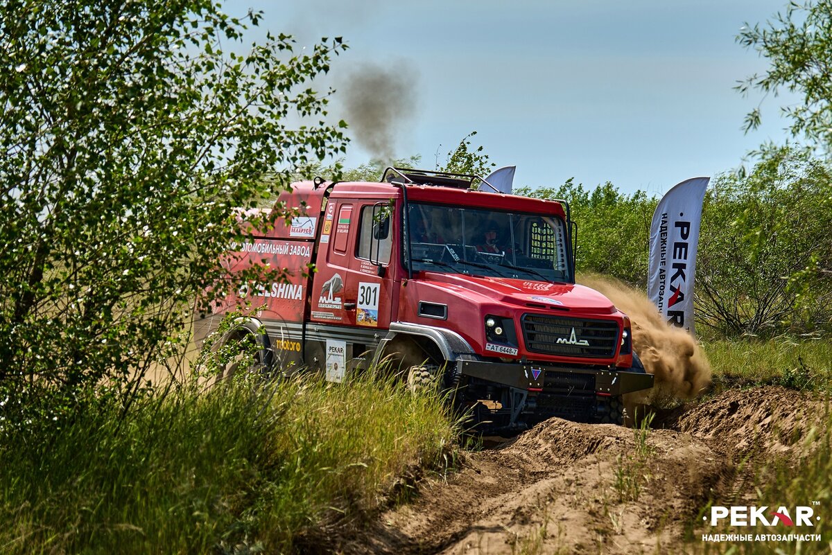 1 место! Экипаж Алексея Вишневского, Максима Новикова, Сергея Сачука. Команда MAZ-SPORT auto