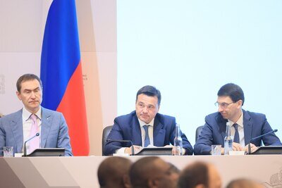    Губернатор Московской области Андрей Воробьев на пленарном заседании XI международной встречи высоких представителей, курирующих вопросы безопасности ©Константин Семенец Пресс-служба Губернатора и Правительства Московской области
