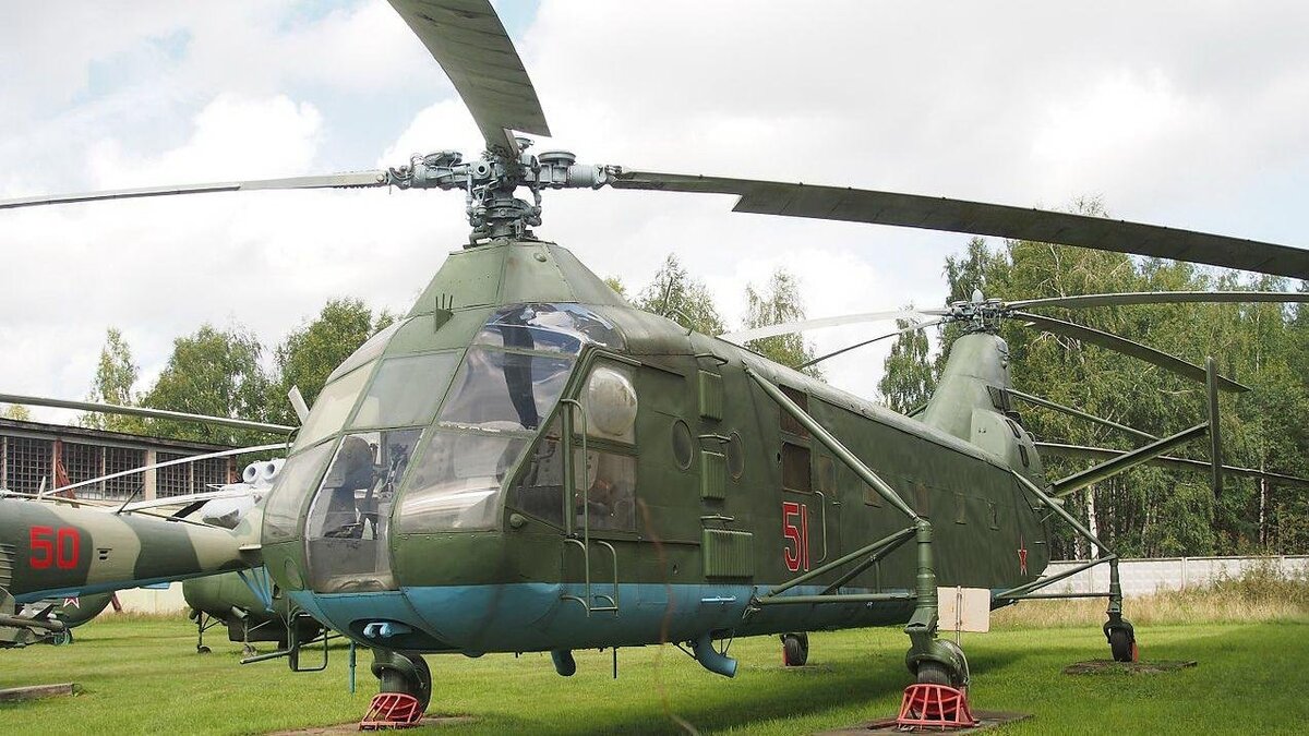 Вертолёт Як-24 в центральном музее ВВС в Монино. Источник фото: commons.wikimedia.org