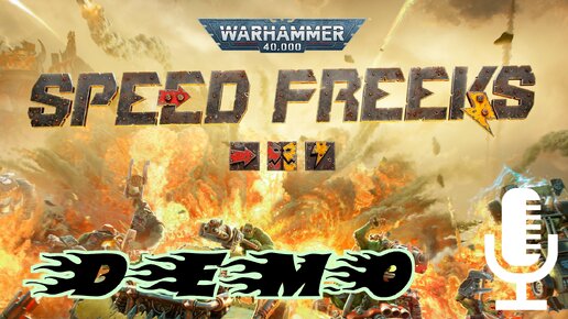 🔊Warhammer 40,000: Speed Freeks▶Демка про безбашенные покатушки и пострелюшки бойзов