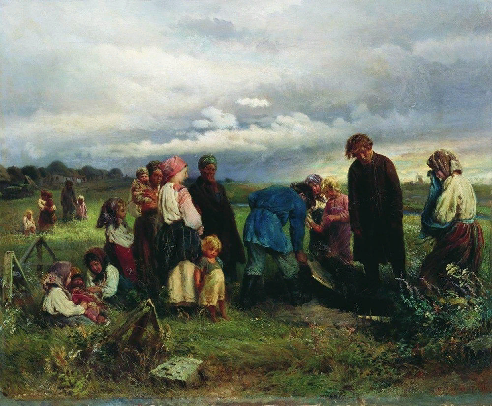 Маковский. Похороны ребёнка