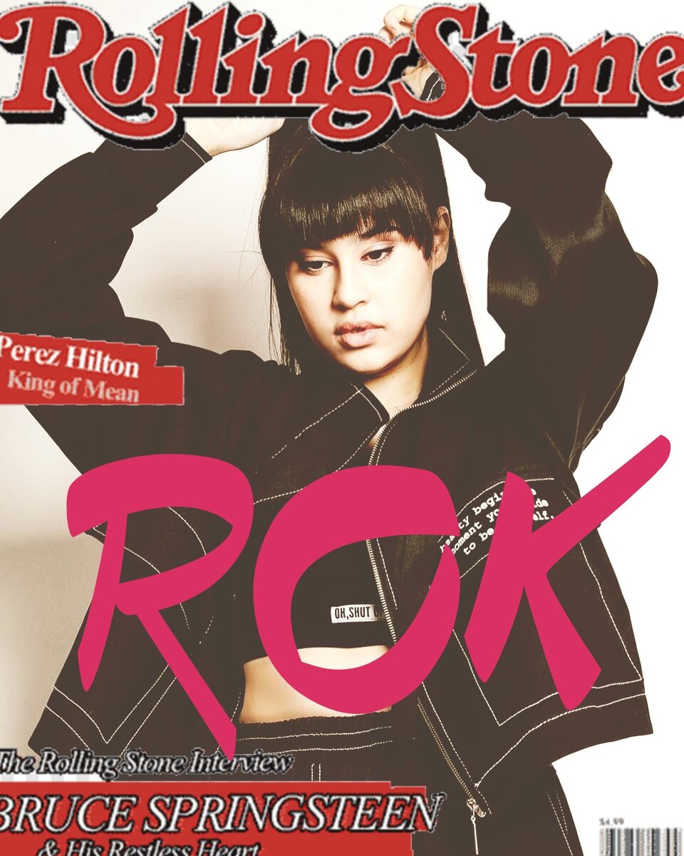 Обложка рок журнала)