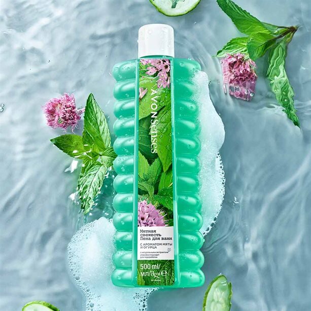 Пена для ванн Avon SENSES "Мятная свежесть"