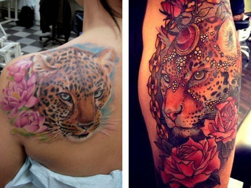 Татуировки леопарда