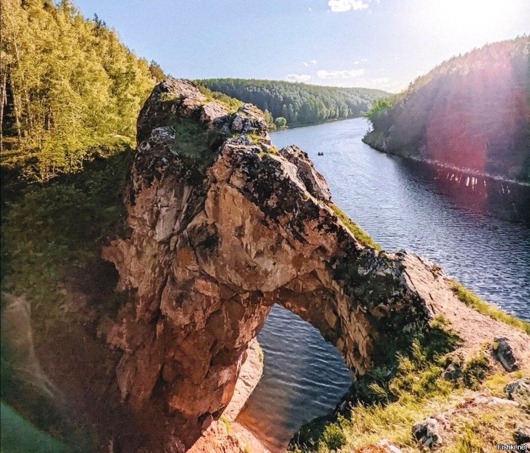 Скала каменные ворота Каменск-Уральский