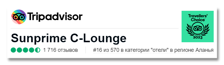 Sunprime C-Lounge отзывы туристов