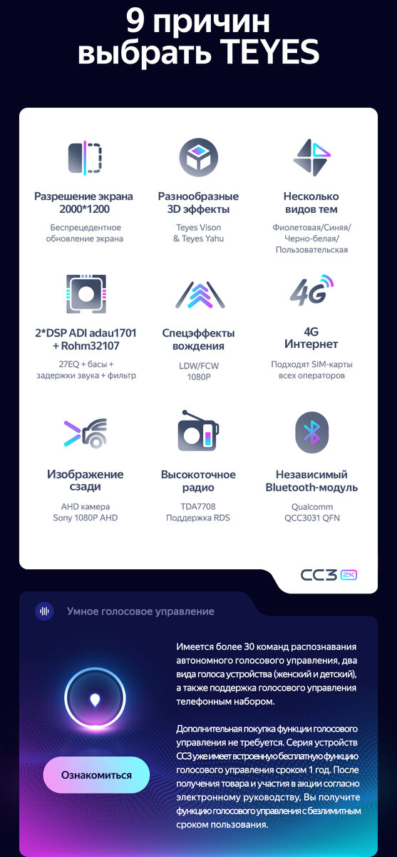 Teyes cc3 презентация