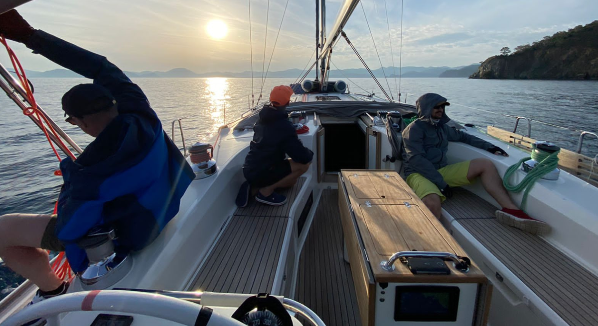 Практика на парусной яхте  в Турции в июне 2023 года