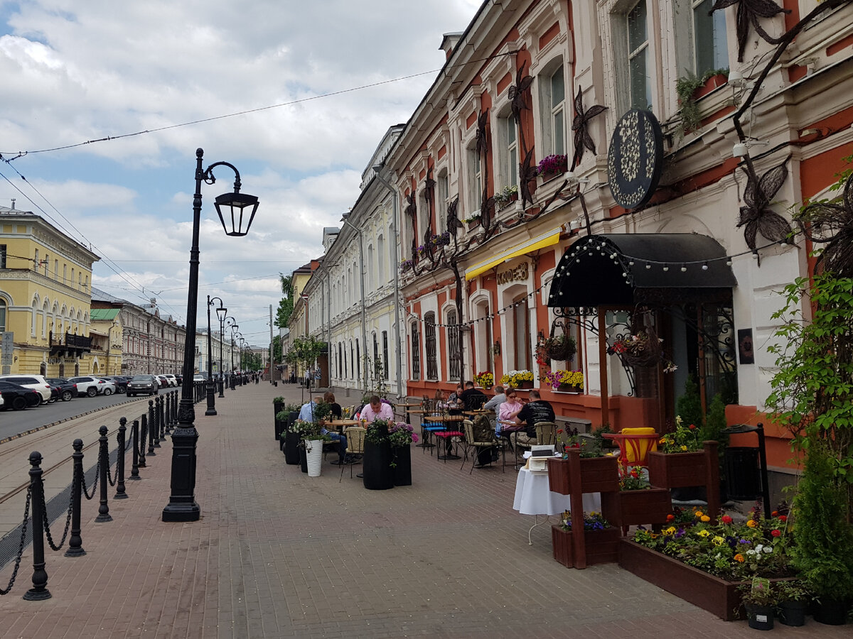 Самая красивая улица Нижнего Новгорода. Гуляем по улице | Россия в ...