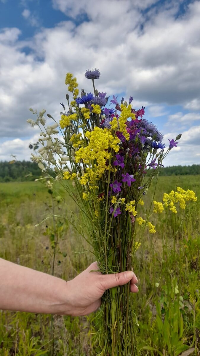 Это один из букетов. Фото моё