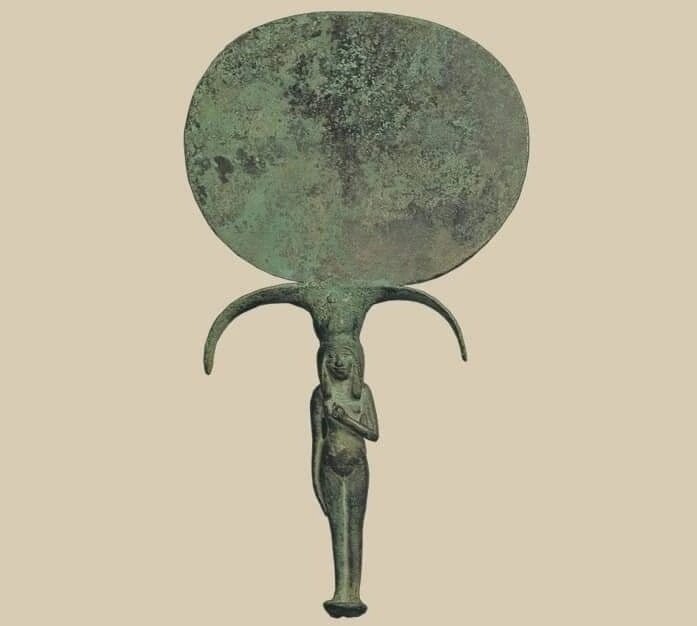 Зеркало из бронзы. Древний Египет