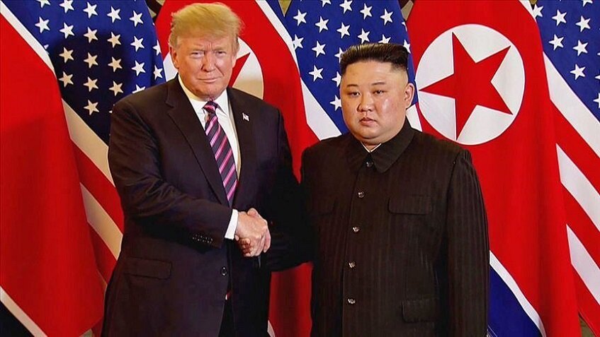 Дональд Трамп и Ким Чен Ын. 
