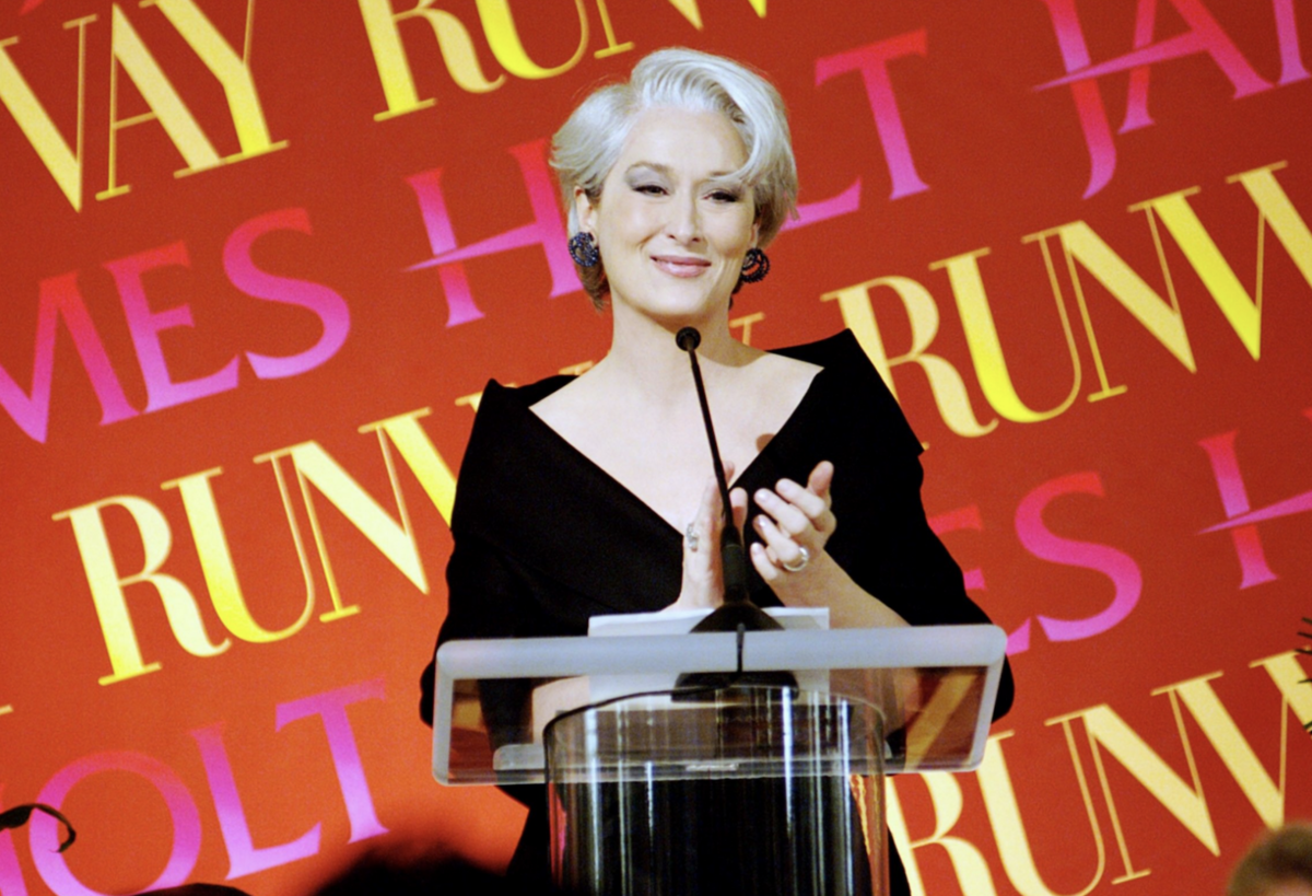 Кадр из фильма «Дьявол носит Prada»