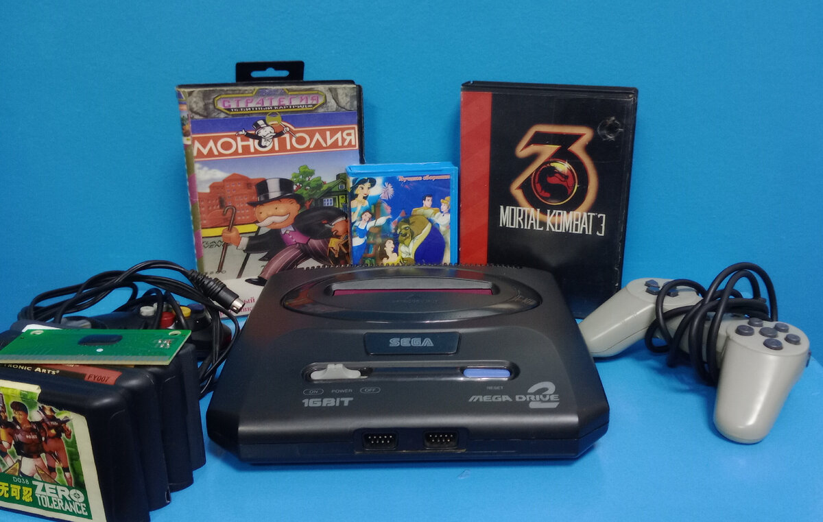 Sega Mega Drive 2 из 90-х + MK3 в большом боксе, и другие игры. | Моё Ретро  | Дзен