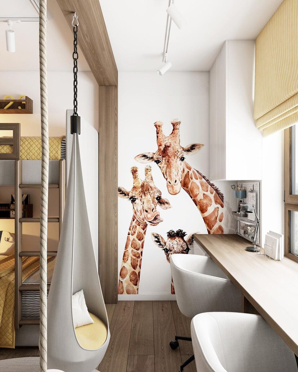 Дизайн-проект детской комнаты для двух мальчиков