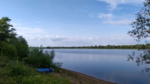 Рыбалка на поплавок с лодки в затоне реки Волга. Новое Кушниково. 25.06.2023.