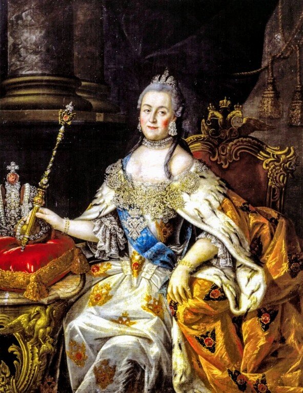 Портрет императрицы, худ.А. Антропов