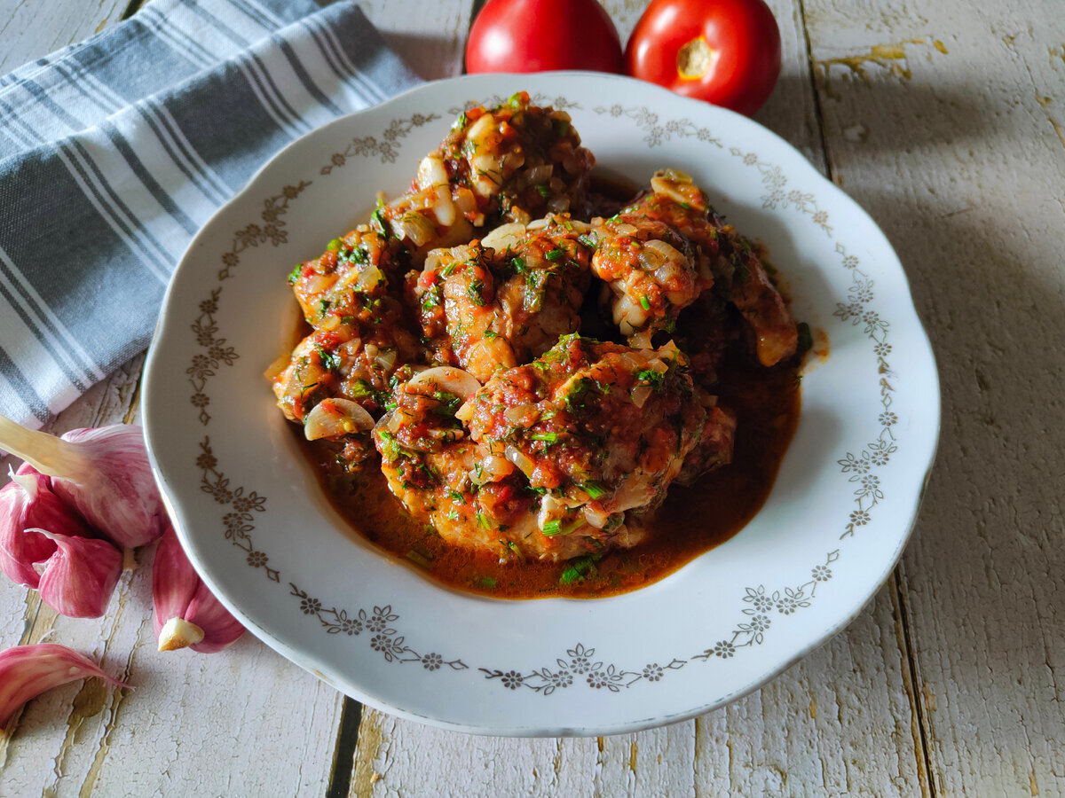 Чахохбили из курицы 🇬🇪 Грузинская кухня | Будет вкусно! | Дзен