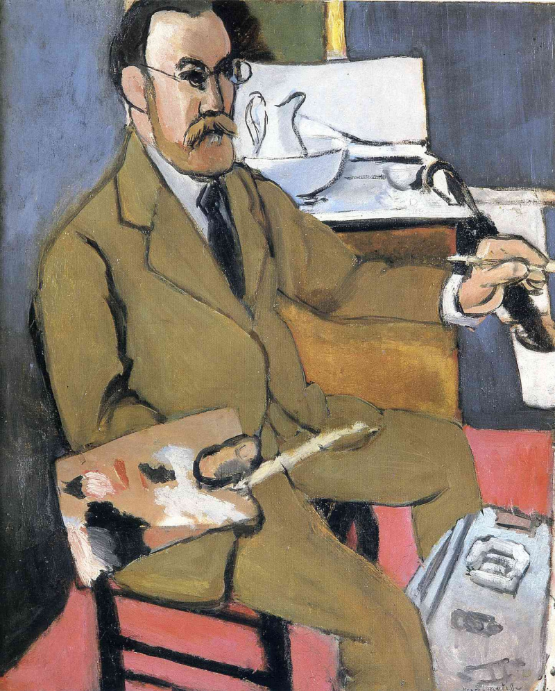 Анри Матисс - Автопортрет, 1918