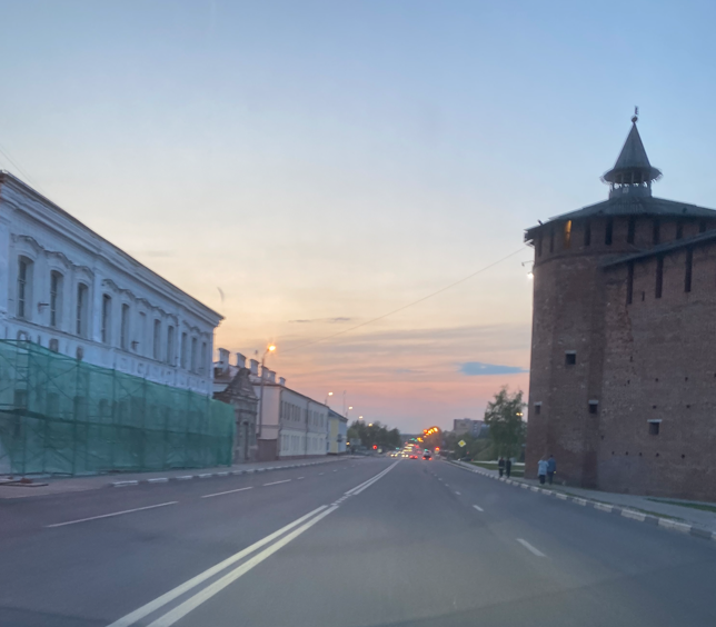 Из Коломны в сторону Москвы