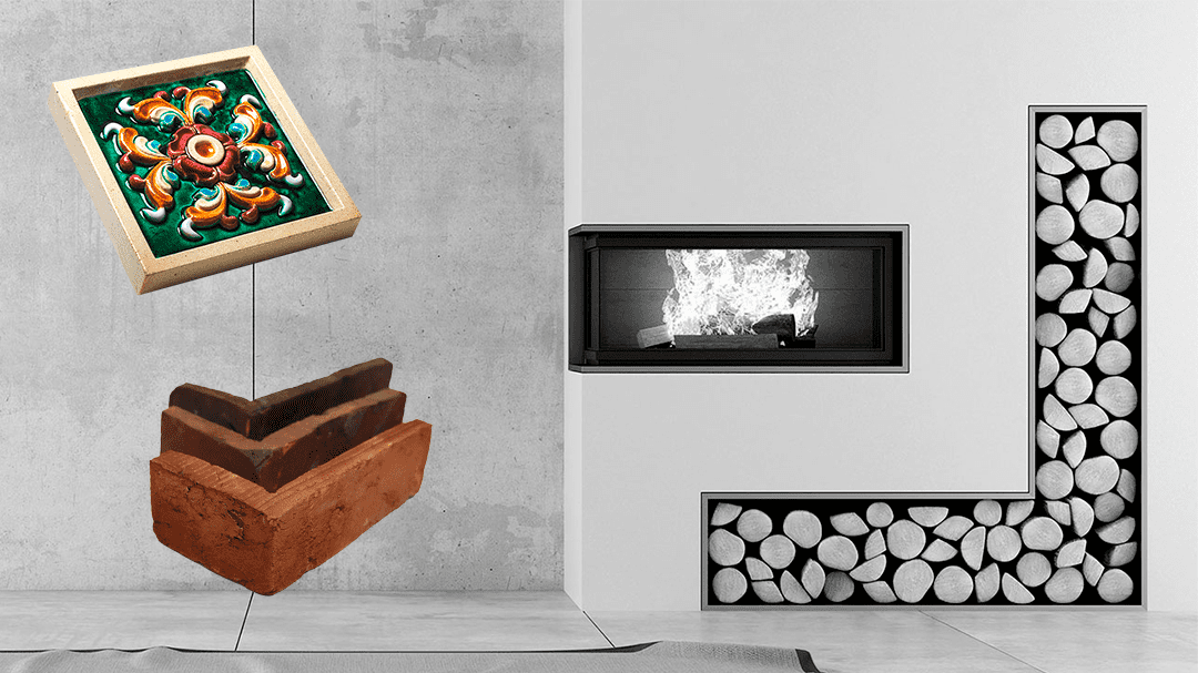 Чем можно отделывать кассетные камины?