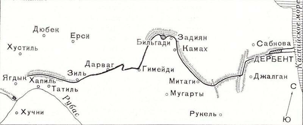 Чертёж-схема Даг-бары