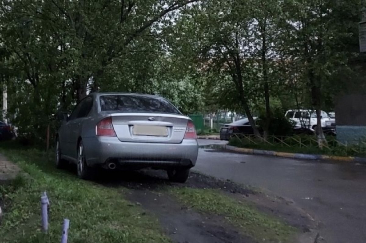    В Хабаровске оштрафованы десятки автолюбителей за парковку на газоне