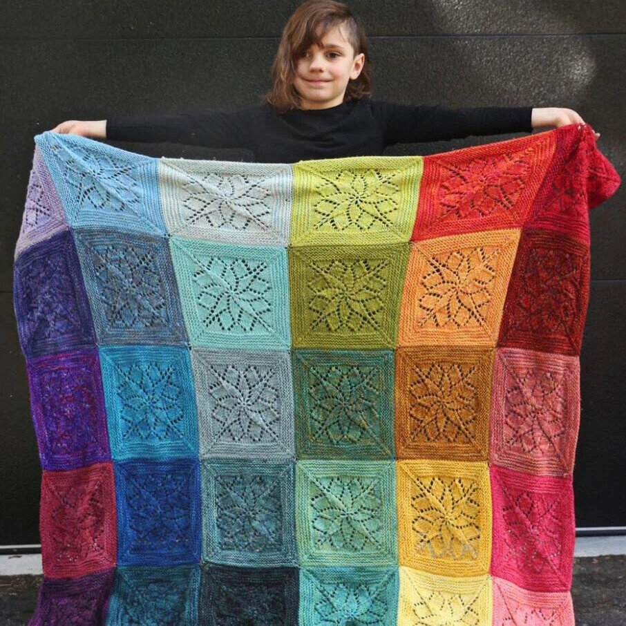Плед спицами в стиле пэчворк | Вязаное одеяло, Одеяло, Вязаные крючком узоры для одеяла
