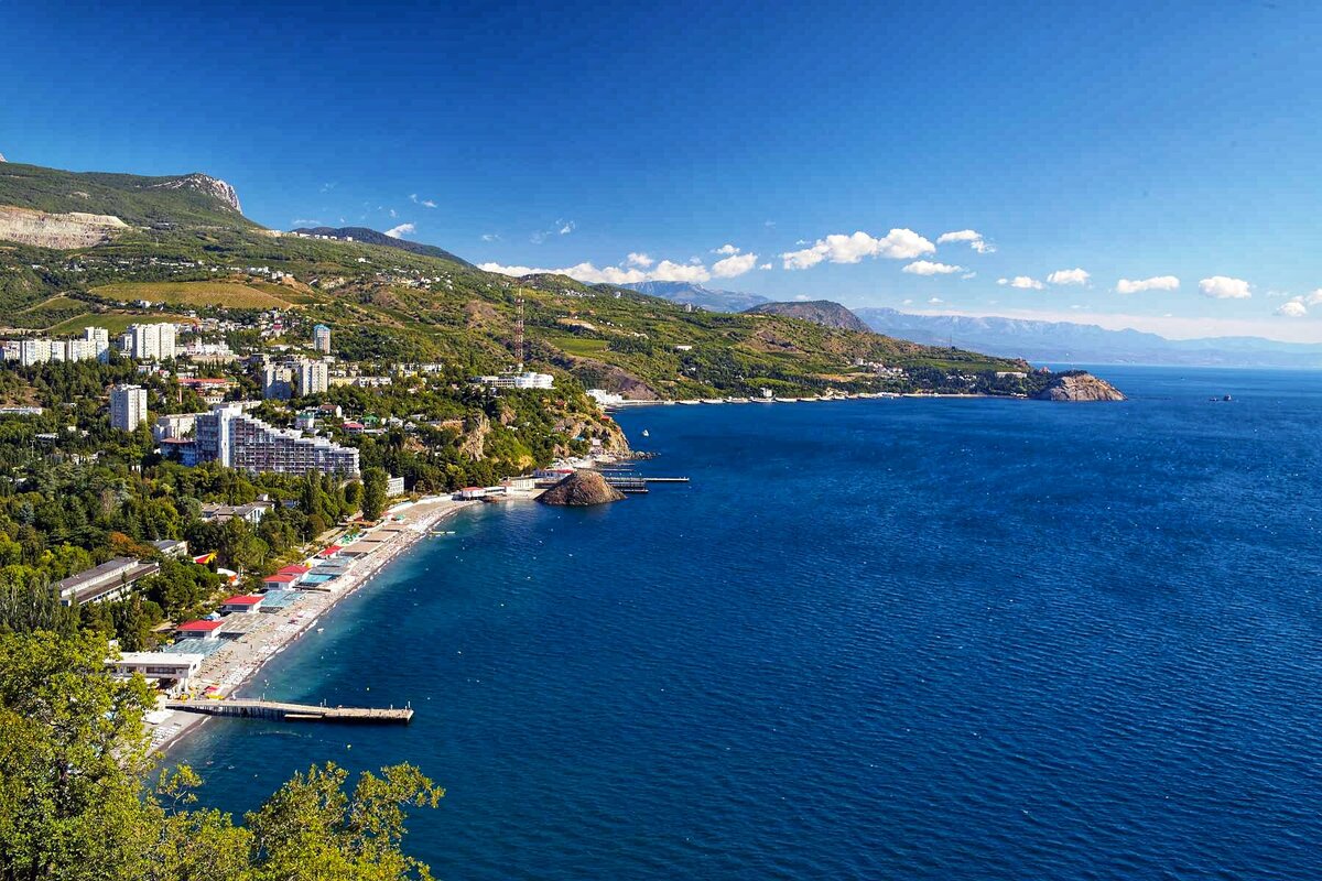Алушта берег моря