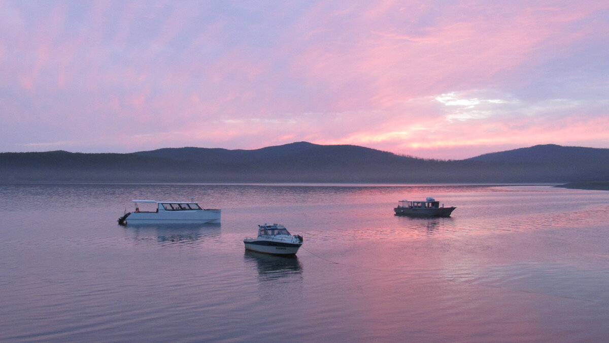 Закат в заливе Николая