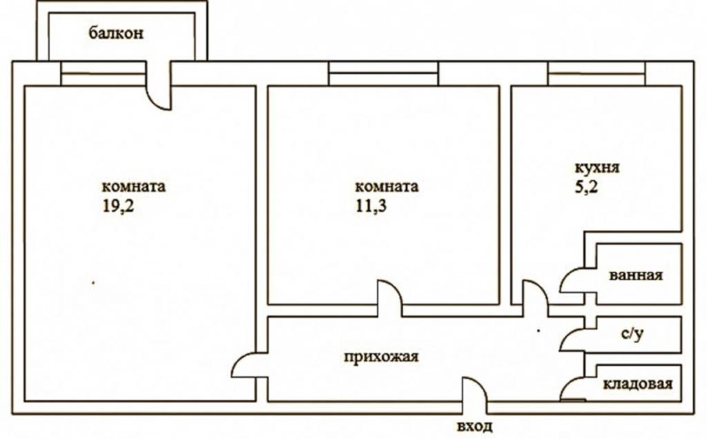 Схема 2х комнатной квартиры. План схема двухкомнатной квартиры. Чертеж двухкомнатной квартиры. Двухкомнатная квартира схема планировки.