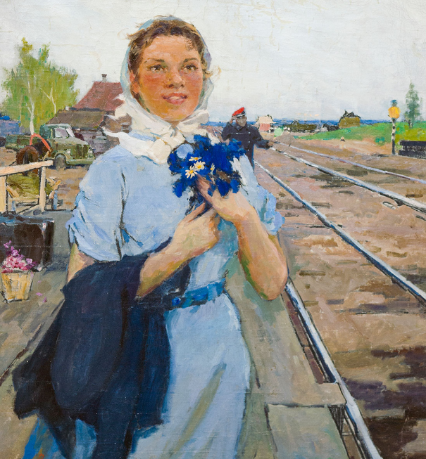 На станции. 1969 гг.
