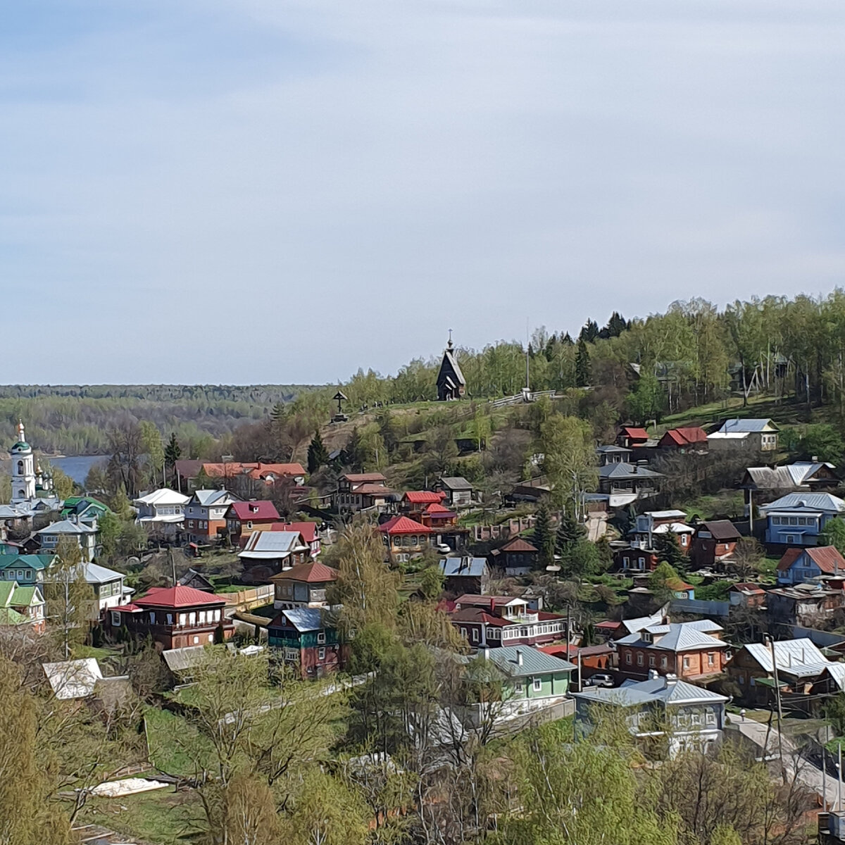 Плес. Вид с Соборной горы.
