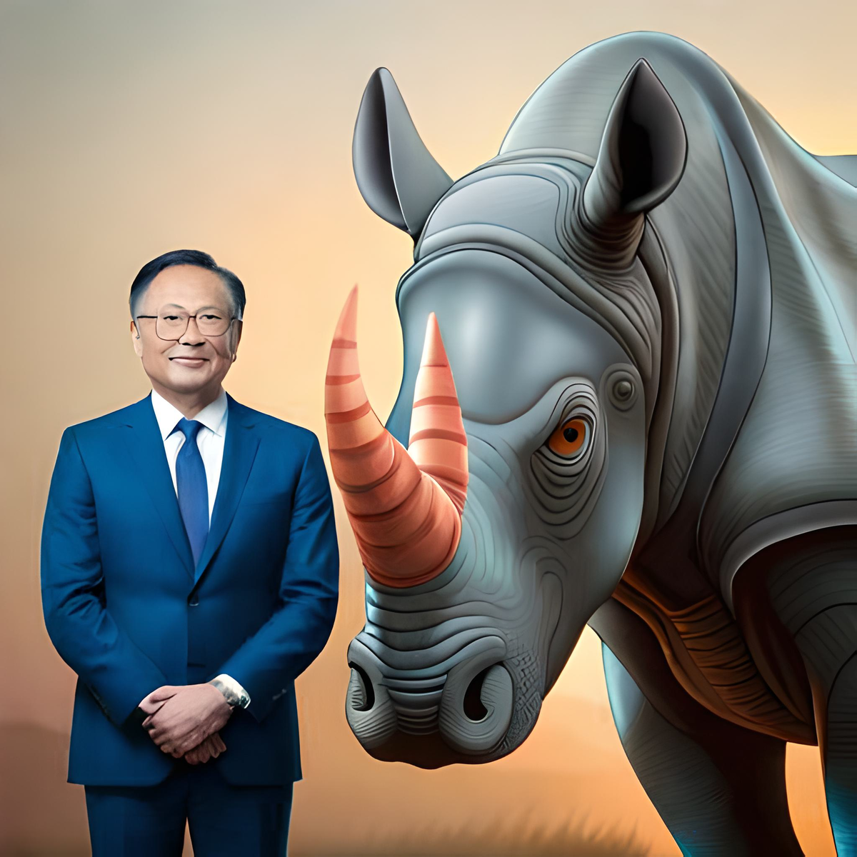 Ну костюм не совсем серый))) Уд простите, час нейросеть пыталась сгенерировать что либо стоящее)))