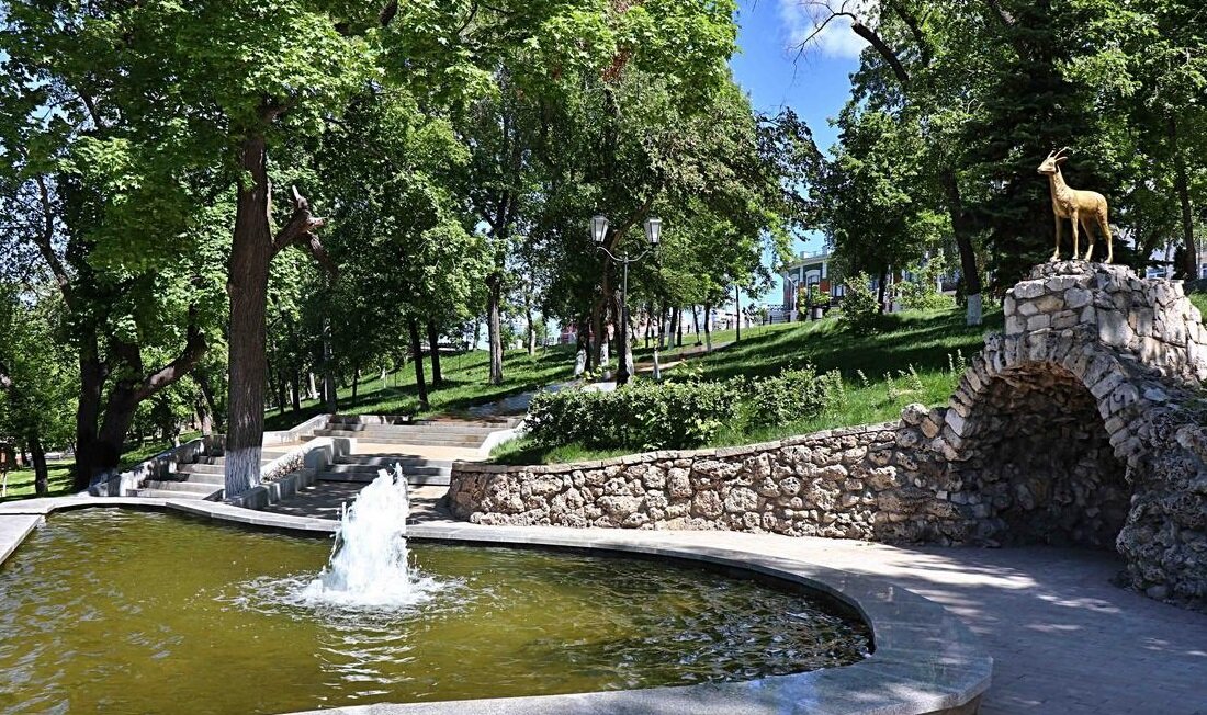 Фонтан в Струковском парке